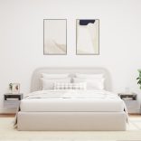 2 db szürke sonoma szerelt fa fali TV-szekrény 40 x 30 x 30 cm