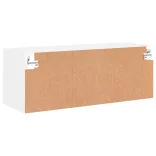 fehér szerelt fa fali TV-szekrény 80 x 30 x 30 cm