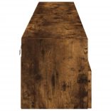 2 db füstös tölgy színű szerelt fa TV-szekrény 100 x 30 x 30 cm