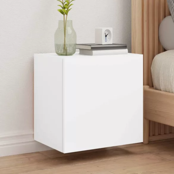 fehér szerelt fa fali TV-szekrény 40,5 x 30 x 40 cm