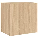 2 db sonoma tölgy szerelt fa fali TV-szekrény 40,5 x 30 x 40 cm