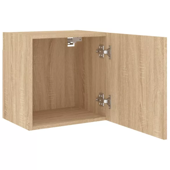 2 db sonoma tölgy szerelt fa fali TV-szekrény 40,5 x 30 x 40 cm