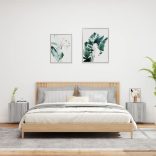 2 db szürke sonoma szerelt fa fali TV-szekrény 40,5x30x40 cm