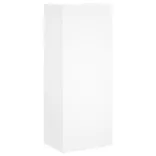 fehér szerelt fa fali TV-szekrény 40,5 x 30 x 102 cm