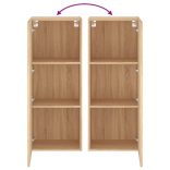 sonoma tölgyszín szerelt fa fali TV-szekrény 40,5 x 30 x 102 cm