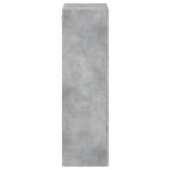 betonszürke szerelt fa fali TV-szekrény 40,5 x 30 x 102 cm