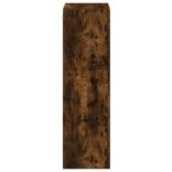 füstös tölgy színű szerelt fa fali TV-szekrény 40,5x30x102 cm