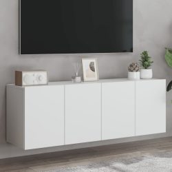 2 db fehér falra szerelhető TV-szekrény 60 x 30 x 41 cm