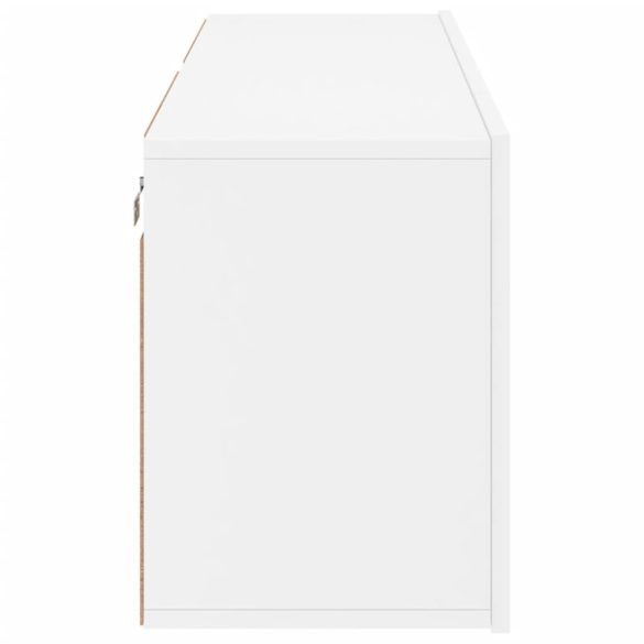 2 db fehér falra szerelhető TV-szekrény 60 x 30 x 41 cm