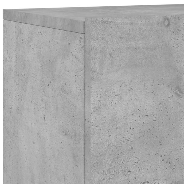 2 db betonszürke falra szerelhető TV-szekrény 60 x 30 x 41 cm