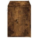 füstös tölgy színű falra szerelhető TV-szekrény 60 x 30 x 41 cm