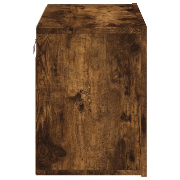 füstös tölgy színű falra szerelhető TV-szekrény 60 x 30 x 41 cm