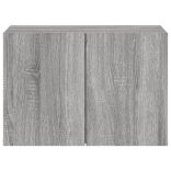 szürke sonoma színű falra szerelhető TV-szekrény 60 x 30 x 41cm