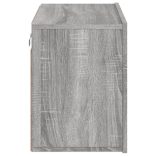 szürke sonoma színű falra szerelhető TV-szekrény 60 x 30 x 41cm