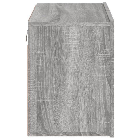 szürke sonoma színű falra szerelhető TV-szekrény 60 x 30 x 41cm