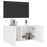 fehér falra szerelhető TV-szekrény 80 x 30 x 41 cm