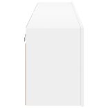 2 db fehér falra szerelhető TV-szekrény 80 x 30 x 41 cm