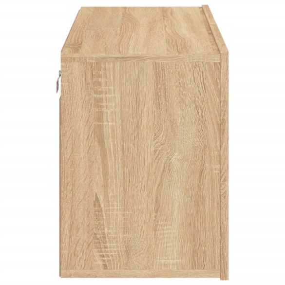 sonoma tölgy színű falra szerelhető TV-szekrény 80 x 30 x 41 cm