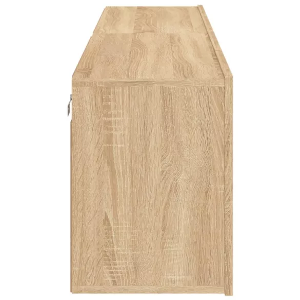 2 db sonoma tölgy színű fali TV-szekrény 80 x 30 x 41 cm