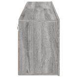 2 db szürke sonoma színű fali TV-szekrény 80 x 30 x 41 cm