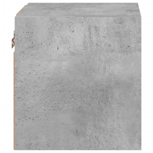 2 db betonszürke fali TV-szekrény LED-ekkel 30 x 28,5 x 30 cm