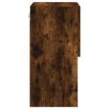 2 db füstös tölgy színű TV-szekrény LED-lámpákkal 30,5x30x60 cm