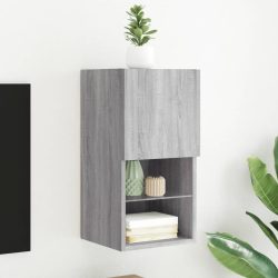   szürke sonoma TV-szekrény LED-lámpákkal 30,5 x 30 x 60 cm