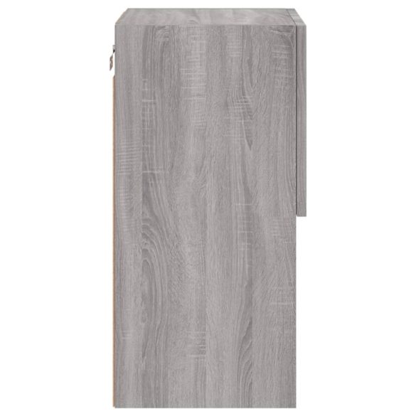 szürke sonoma TV-szekrény LED-lámpákkal 30,5 x 30 x 60 cm