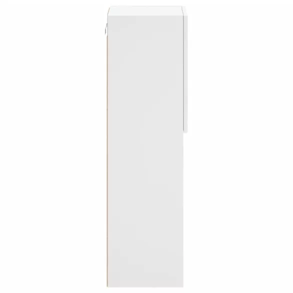 fehér TV-szekrény LED-lámpákkal 30,5 x 30 x 102 cm