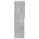 betonszürke TV-szekrény LED-lámpákkal 30,5 x 30 x 102 cm