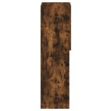 füstös tölgy színű TV-szekrény LED-lámpákkal 30,5 x 30 x 102 cm