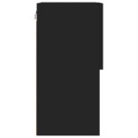 fekete TV-szekrény LED-lámpákkal 40,5x30x60 cm