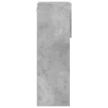 betonszürke TV-szekrény LED lámpákkal 40,5x30x90 cm