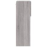 szürke sonoma színű TV-szekrény LED-lámpákkal 40,5x30x90 cm