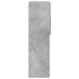 betonszürke TV-szekrény LED lámpákkal 40,5 x 30 x 102 cm