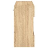 sonoma tölgy színű fali TV-szekrény LED-del 78,5 x 30 x 60,5 cm