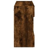 füstös tölgy színű fali TV-szekrény LED-ekkel 78,5x30x60,5 cm