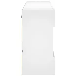 fehér fali TV-szekrény LED-világítással 98,5x30x60,5 cm