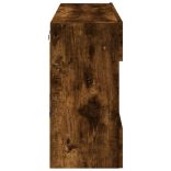 füstös tölgy színű fali TV-szekrény LED-ekkel 98,5x30x60,5 cm