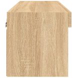 sonoma tölgy színű TV-szekrény LED-világítással 60 x 30 x 30 cm