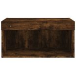 füstös tölgy színű TV-szekrény LED-világítással 60 x 30 x 30 cm