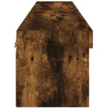 2 db füstös tölgy színű TV-szekrény LED-ekkel 60 x 30 x 30 cm