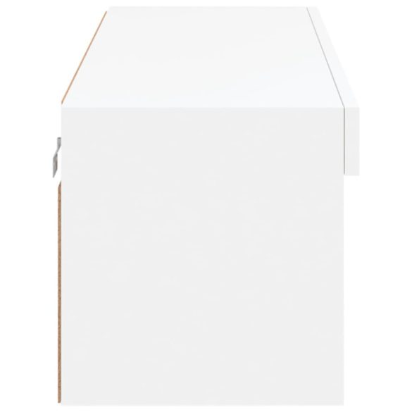 fehér TV-szekrény LED-világítással 100 x 30 x 30 cm