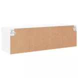 fehér TV-szekrény LED-világítással 100 x 30 x 30 cm