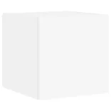 fehér fali TV-szekrény LED-világítással 30,5x35x30 cm