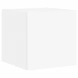 2 db fehér fali TV-szekrény LED-világítással 30,5x35x30 cm