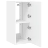 fehér falra szerelhető TV-szekrény LED-lámpákkal 30,5x35x70 cm