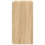 sonoma tölgy színű fali TV-szekrény LED-ekkel 30,5x35x70 cm