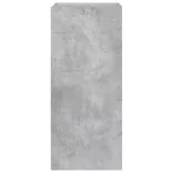 betonszürke falra szerelhető TV-szekrény LED-del 30,5x35x70 cm