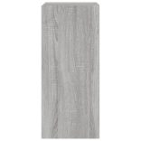 szürke sonoma színű fali TV-szekrény LED-ekkel 30,5x35x70 cm